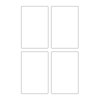 40575 - Label Size 80mm x 125mm - 4 label(s) per sheet
