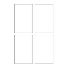 40575 - Label Size 80mm x 125mm - 4 label(s) per sheet 