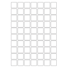 40576 - Label Size 25mm x 25mm - 70 label(s) per sheet