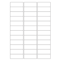 40579 - Label Size 63.5mm x 23mm - 36 label(s) per sheet
