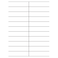 40581 - Label Size 105mm x 25.4mm - 22 label(s) per sheet