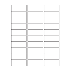 40582 - Label Size 64mm x 25.4mm - 30 label(s) per sheet 