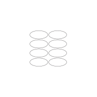 40583 - Label Size 55mm x 25mm - 8 label(s) per sheet