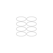 40583 - Label Size 55mm x 25mm - 8 label(s) per sheet 