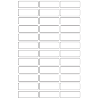 40584 - Label Size 60mm x 20mm - 36 label(s) per sheet