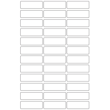 40584 - Label Size 60mm x 20mm - 36 label(s) per sheet 