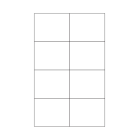 40586 - Label Size 75mm x 60mm - 8 label(s) per sheet