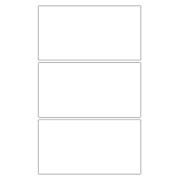 40596 - Label Size 170mm x 90mm - 3 label(s) per sheet