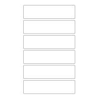 40599 - Label Size 155mm x 40mm - 6 label(s) per sheet