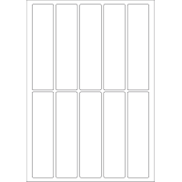 40602 - Label Size 35mm x 140mm - 10 label(s) per sheet