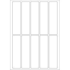 40602 - Label Size 35mm x 140mm - 10 label(s) per sheet 