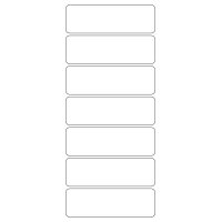 40605 - Label Size 120mm x 38mm - 7 label(s) per sheet