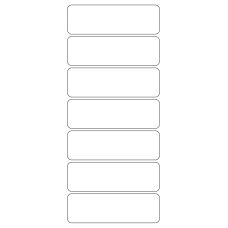 40605 - Label Size 120mm x 38mm - 7 label(s) per sheet 