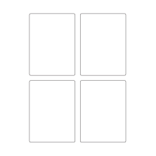 40607 - Label Size 87mm x 117.5mm - 4 label(s) per sheet