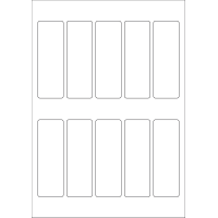 40611 - Label Size 35mm x 105.25mm - 10 label(s) per sheet