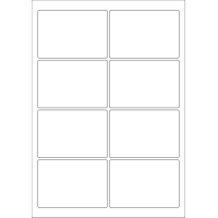 40612 - Label Size 95mm x 65mm - 8 label(s) per sheet