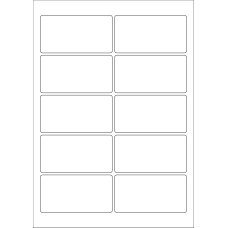 40613 - Label Size 94mm x 49mm - 10 label(s) per sheet 