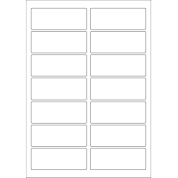 40614 - Label Size 93mm x 36mm - 14 label(s) per sheet