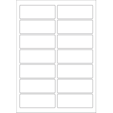 40614 - Label Size 93mm x 36mm - 14 label(s) per sheet 