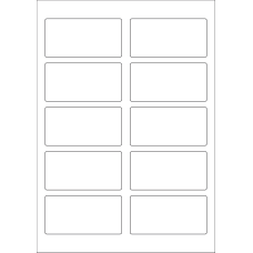 40617 - Label Size 90mm x 45mm - 10 label(s) per sheet 