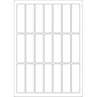 40618 - Label Size 25mm x 89mm - 21 label(s) per sheet