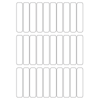 40619 - Label Size 18mm x 88mm - 30 label(s) per sheet