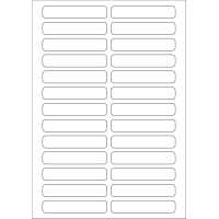 40620 - Label Size 87.53mm x 16.6mm - 26 label(s) per sheet
