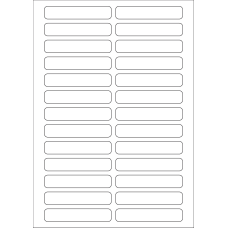 40620 - Label Size 87.53mm x 16.6mm - 26 label(s) per sheet 