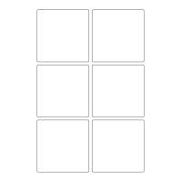 40622 - Label Size 85mm x 85mm - 6 label(s) per sheet