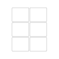 40623 - Label Size 85mm x 70mm - 6 label(s) per sheet