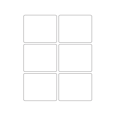 40623 - Label Size 85mm x 70mm - 6 label(s) per sheet 