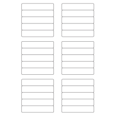 40624 - Label Size 83mm x 17mm - 30 label(s) per sheet 