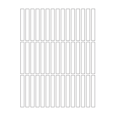 40628 - Label Size 9mm x 81mm - 45 label(s) per sheet 