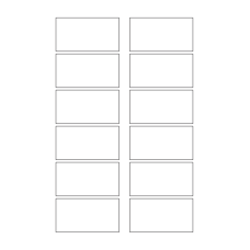 40634 - Label Size 75mm x 40mm - 12 label(s) per sheet 