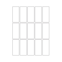40635 - Label Size 32mm x 75mm - 15 label(s) per sheet