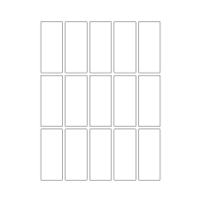 40635 - Label Size 32mm x 75mm - 15 label(s) per sheet 