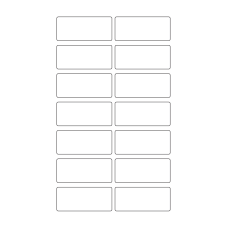 40636 - Label Size 72mm x 31mm - 14 label(s) per sheet 