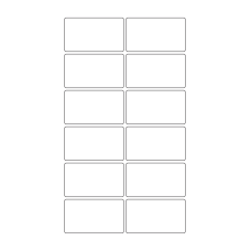 40637 - Label Size 70mm x 40mm - 12 label(s) per sheet 
