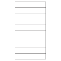 40640 - Label Size 150mm x 28mm - 10 label(s) per sheet