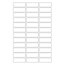 40642 - Label Size 56mm x 20mm - 36 label(s) per sheet 