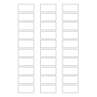 40646 - Label Size 48mm x 23.5mm - 30 label(s) per sheet