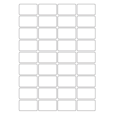 40647 - Label Size 47mm x 28.36mm - 36 label(s) per sheet 
