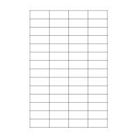 40653 - Label Size 42mm x 18mm - 56 label(s) per sheet
