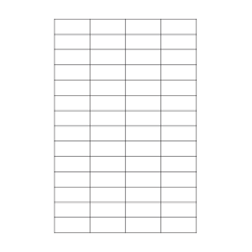 40653 - Label Size 42mm x 18mm - 56 label(s) per sheet 