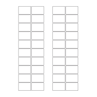 40655 - Label Size 38mm x 24mm - 40 label(s) per sheet