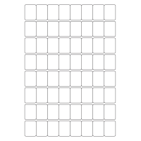 40656 - Label Size 24mm x 32mm - 64 label(s) per sheet
