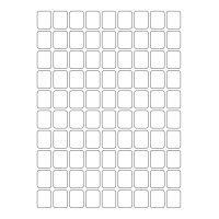 40658 - Label Size 19mm x 24mm - 90 label(s) per sheet