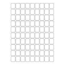 40658 - Label Size 19mm x 24mm - 90 label(s) per sheet