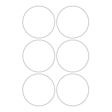 40662 - Label Size 85mm dia - 6 label(s) per sheet 