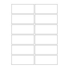 40672 - Label Size 97mm x 40mm - 12 label(s) per sheet 